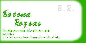 botond rozsas business card