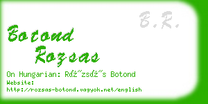 botond rozsas business card
